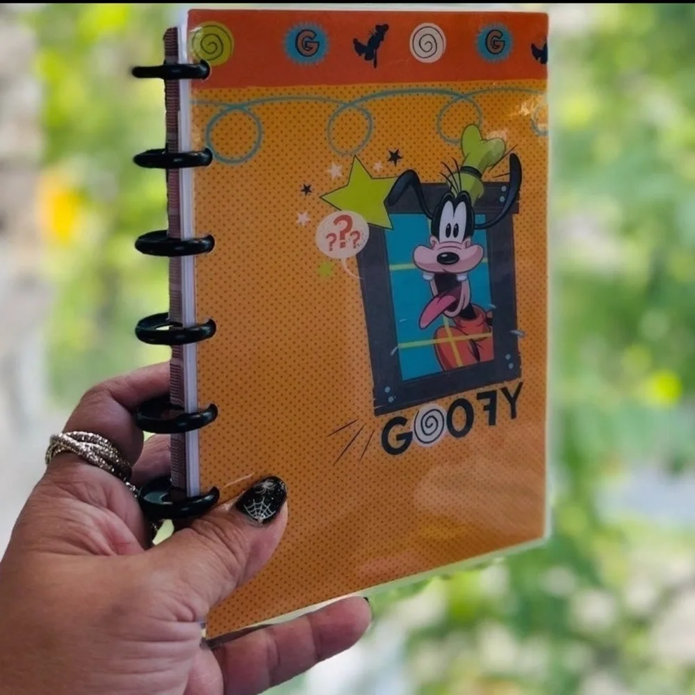 Happy planner mini size set weekly Layout Goofy Disney